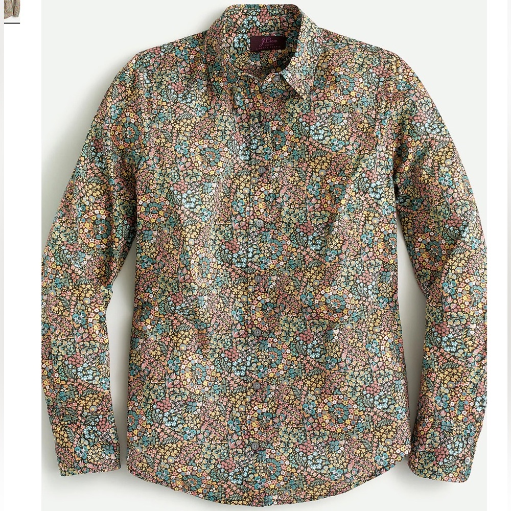 J Crew Liberty Art Fabric Shirt